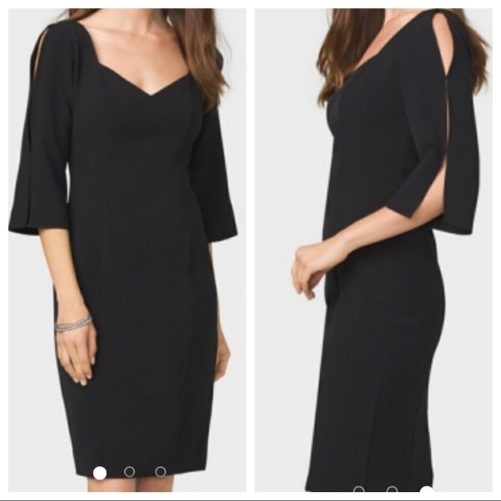 Ashley Graham Beyond open sleeve littleblack dress